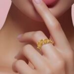 ⁦خاتم دوريكا ذهب عيار 21 الوزن 2.75 جرام⁩ - الصورة ⁦2⁩