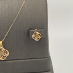 ⁦نصف طقم مواليد ذهب عيار 21 الوزن 3.19 الجرام⁩ - الصورة ⁦3⁩
