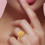 ⁦خاتم دوريكا ذهب عيار 21 الوزن 2.83 جرام⁩ - الصورة ⁦2⁩