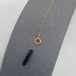 ⁦اسواره ذهب عيار 21 الوزن 0.73 جرام⁩ - الصورة ⁦2⁩