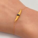 ⁦اسواره ذهب عيار 21 الوزن 0.73 جرام⁩ - الصورة ⁦3⁩