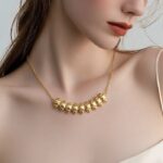 عقد ذهب عيار 18 الوزن 5.40 جرام