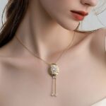 عقد ذهب عيار 18 الوزن 4.57 جرام