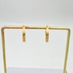 ⁦حلق ذهب عيار 21 الوزن 2.23 جرام⁩ - الصورة ⁦2⁩