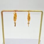 ⁦حلق ذهب عيار 21 الوزن 4.84 جرام⁩ - الصورة ⁦2⁩