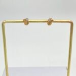 ⁦حلق ذهب عيار 21 الوزن 0.83 جرام⁩ - الصورة ⁦2⁩