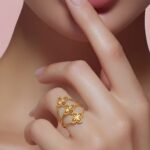 ⁦خاتم ذهب عيار 21 الوزن 3.25 جرام⁩ - الصورة ⁦2⁩