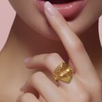 ⁦خاتم ذهب عيار 21 الوزن 4.35 جرام⁩ - الصورة ⁦2⁩
