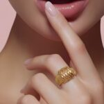 ⁦خاتم ذهب عيار 21 الوزن 2.32 جرام⁩ - الصورة ⁦2⁩