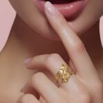 ⁦خاتم ذهب عيار 21 الوزن 2.17 جرام فخامة يومية بطابع عصري أنيق⁩ - الصورة ⁦2⁩