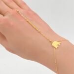 ⁦كف ذهب عيار 21 الوزن 1.10 جرام⁩ - الصورة ⁦3⁩