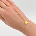 ⁦كف ذهب عيار 21 الوزن 1.15 جرام⁩ - الصورة ⁦3⁩