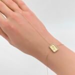 ⁦كف ذهب عيار 18 الوزن 1.87 جرام⁩ - الصورة ⁦2⁩