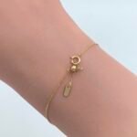 ⁦كف ذهب عيار 18 الوزن 1.87 جرام⁩ - الصورة ⁦3⁩