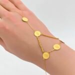 ⁦كف ذهب عيار 18 الوزن 1.35 جرام⁩ - الصورة ⁦3⁩