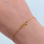 ⁦كف ذهب عيار 18 الوزن 1.35 جرام⁩ - الصورة ⁦2⁩