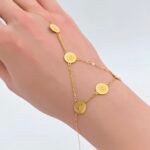 ⁦كف ذهب عيار 18 الوزن 1.11 جرام⁩ - الصورة ⁦3⁩