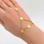 ⁦كف ذهب عيار 18 الوزن 1.11 جرام⁩ - الصورة ⁦3⁩