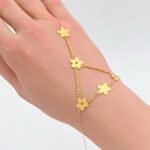 ⁦كف ذهب عيار 18 الوزن 1.11 جرام⁩ - الصورة ⁦3⁩