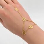 ⁦كف ذهب عيار 18 الوزن 0.93 جرام⁩ - الصورة ⁦3⁩