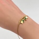 ⁦اسواره ذهب عيار 18 الوزن 3.44 جرام⁩ - الصورة ⁦3⁩