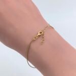 ⁦اسواره ذهب عيار 18 الوزن 3.44 جرام⁩ - الصورة ⁦2⁩