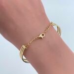 ⁦اسواره ذهب عيار 18 الوزن 10.28 جرام⁩ - الصورة ⁦2⁩