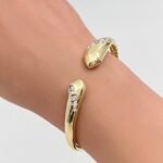 ⁦اسواره ذهب عيار 18 الوزن 15.11 جرام⁩ - الصورة ⁦2⁩