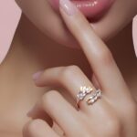 ⁦خاتم روز قولد ذهب عيار 18 الوزن 1.77 جرام⁩ - الصورة ⁦2⁩