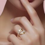 ⁦خاتم ذهب عيار 18 الوزن 1.76 جرام⁩ - الصورة ⁦2⁩