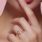 ⁦خاتم روز قولد ذهب عيار 18 الوزن 1.73 جرام⁩ - الصورة ⁦2⁩