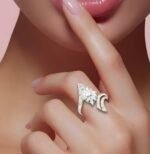 ⁦خاتم ذهب عيار 18 الوزن 1.90 جرام⁩ - الصورة ⁦2⁩