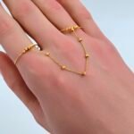 ⁦كف اوتار ذهب عيار 21 الوزن 1.20 جرام⁩ - الصورة ⁦2⁩