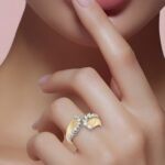 ⁦خاتم ذهب عيار 18 الوزن 1.42 جرام⁩ - الصورة ⁦2⁩