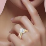 ⁦خاتم ذهب عيار 18 الوزن 2.22 جرام⁩ - الصورة ⁦2⁩
