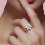 ⁦خاتم ذهب عيار 18 وزن 2.18 جرام أناقة راقية لكل إطلالة مميزة⁩ - الصورة ⁦2⁩