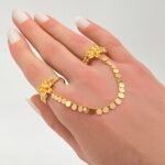 ⁦كف ذهب عيار 21 الوزن 5.44 جرام⁩ - الصورة ⁦2⁩