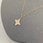⁦عقد ذهب عيار 18 وزن 0.53 جرام لمظهر جذاب⁩ - الصورة ⁦4⁩