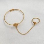 ⁦كف اطفال عيار  21 الوزن 2.27 جرام⁩ - الصورة ⁦2⁩