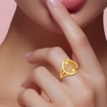 ⁦خاتم ذهب عيار 21 الوزن 1.89 جرام⁩ - الصورة ⁦2⁩