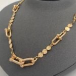 ⁦عقد ذهب عيار 18 الوزن 11.93 جرام⁩ - الصورة ⁦3⁩