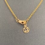 ⁦عقد ذهب عيار 18 الوزن 12.05 جرام⁩ - الصورة ⁦5⁩