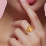 ⁦خاتم ذهب عيار 18 الوزن 1.80 جرام⁩ - الصورة ⁦2⁩