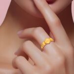 ⁦خاتم ذهب عيار 21 وزن 1.05 جرام اختيار راقٍ لمحبات البساطة⁩ - الصورة ⁦2⁩