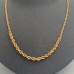 ⁦عقد ذهب عيار 18 الوزن 2.64 جرام⁩ - الصورة ⁦2⁩