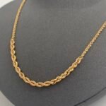 ⁦عقد ذهب عيار 18 الوزن 2.64 جرام⁩ - الصورة ⁦3⁩