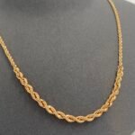 ⁦عقد ذهب عيار 18 الوزن 2.64 جرام⁩ - الصورة ⁦4⁩