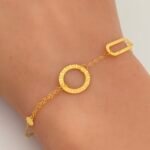 ⁦اسواره ذهب عيار 21 الوزن 0.63 جرام⁩ - الصورة ⁦2⁩