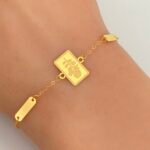 ⁦اسواره ذهب عيار 21 الوزن 0.67 جرام⁩ - الصورة ⁦3⁩