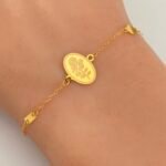 ⁦اسواره ذهب عيار 21 الوزن 0.60 جرام⁩ - الصورة ⁦2⁩